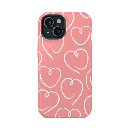 Happy Hearts MagSafe iPhone Case