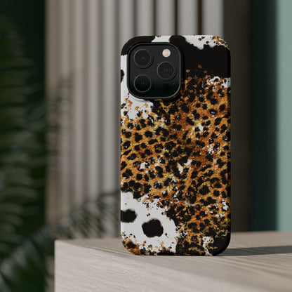 Bold Leopard Ink Splash - MagSafe iPhone Series Case