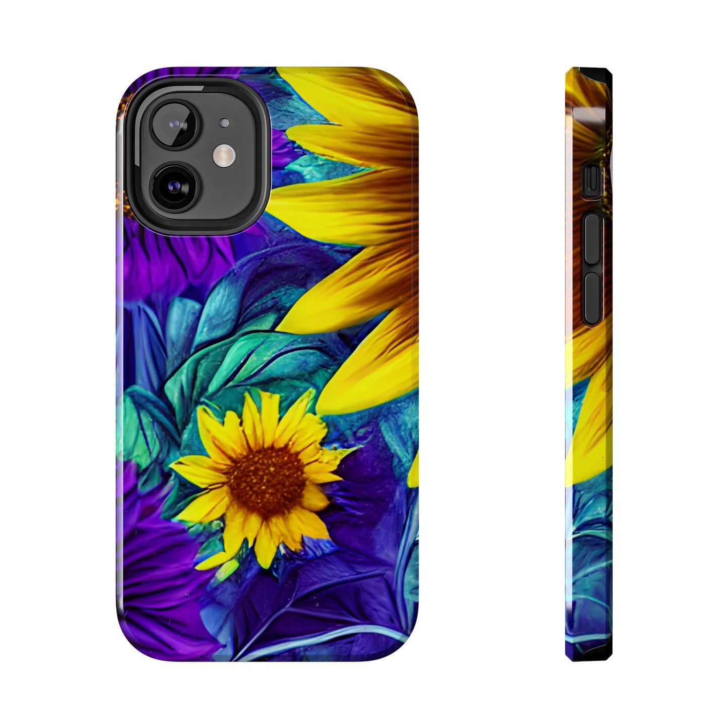 Purple & Gold Sunflower Dream - iPhone Series Case