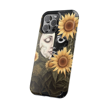 Sunflower Moon and Stars MagSafe Case – Ethereal Art