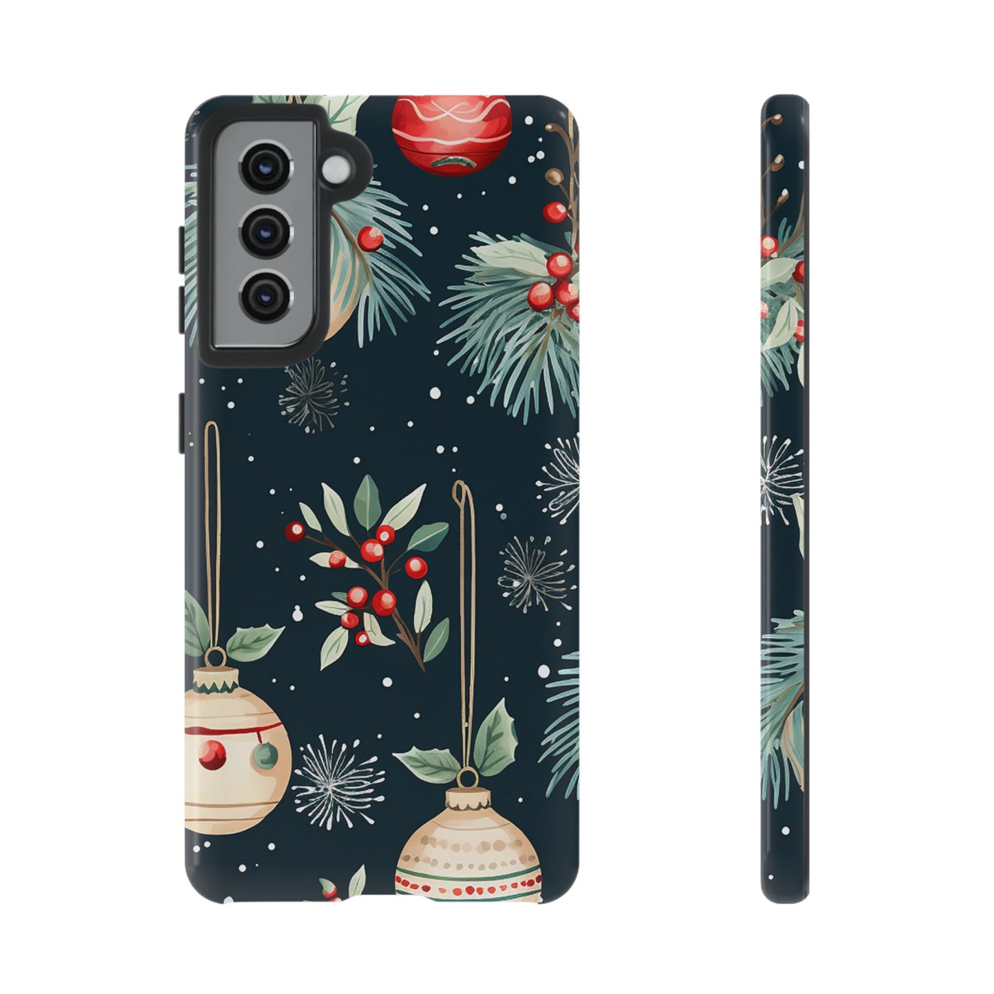 Elegant Christmas Ornaments and Pine - Samsung Galaxy Series Case