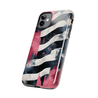 Blood Zebra iPhone Case – Bold Red & Black Pattern