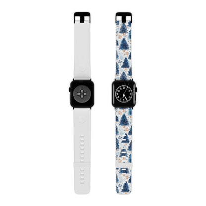 Winter Forest Watercolor Apple Watch Band