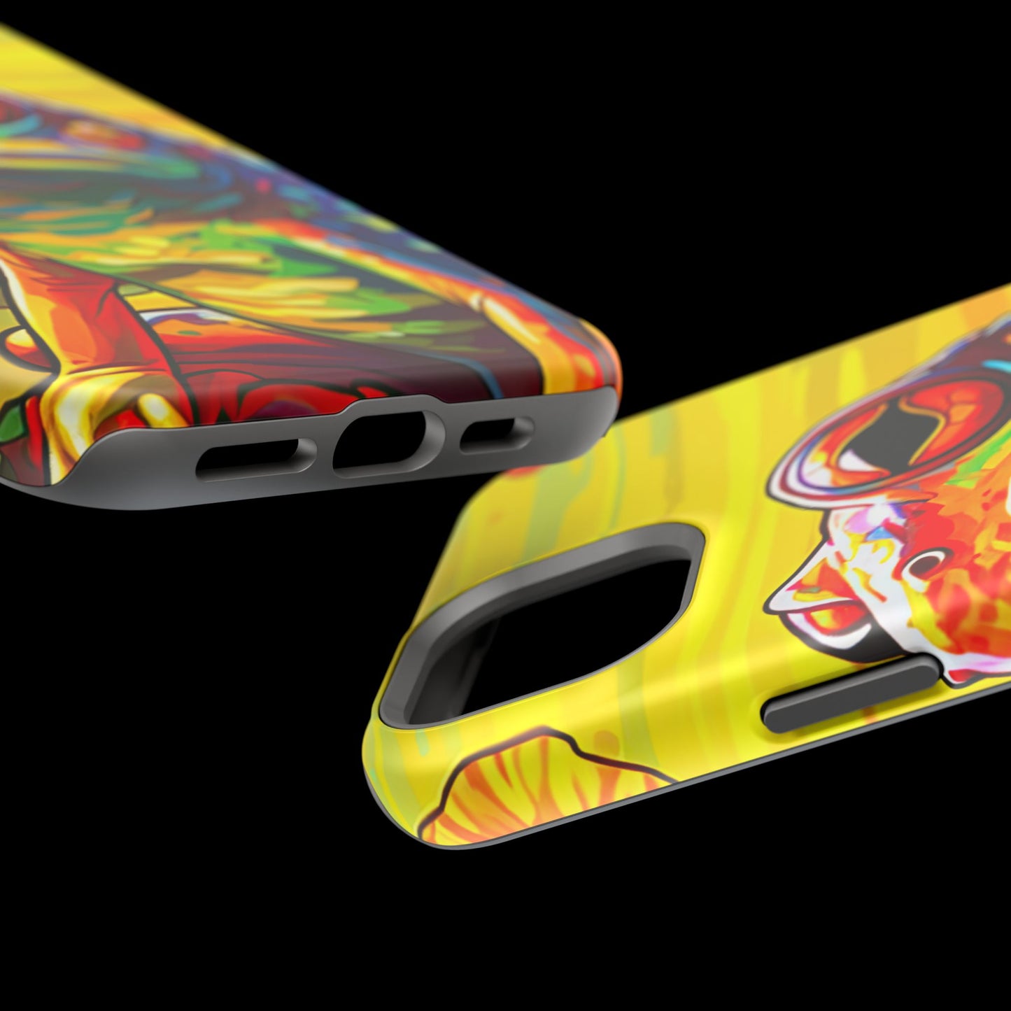 Vibrant Rainbow Frog Design – MagSafe iPhone Case