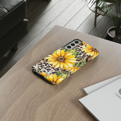 Leopard Sunflower Chic - Samsung Galaxy Series Case