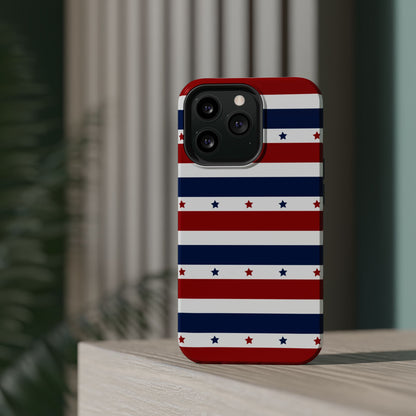 Patriotic Stars MagSafe iPhone Case