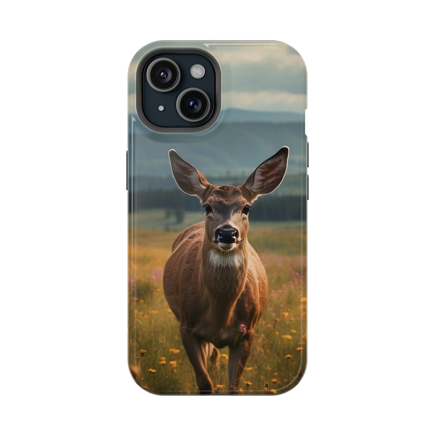 Rustic Meadow Deer – MagSafe iPhone Case