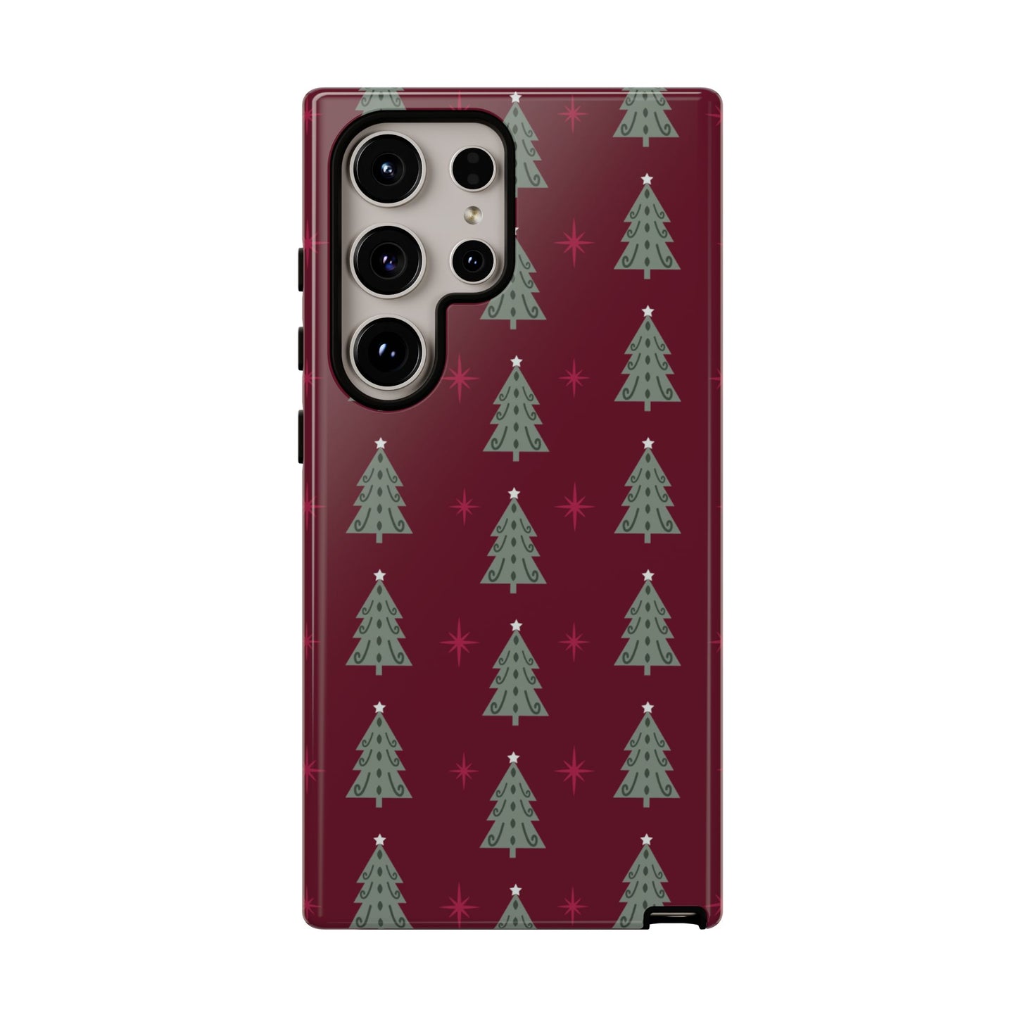 Retro Christmas Tree Pattern – Samsung Galaxy Series Case