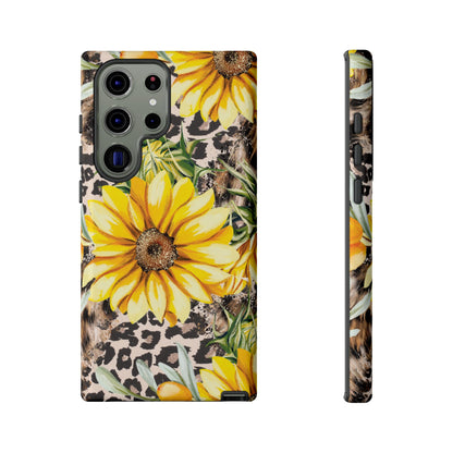 Leopard Sunflower Chic - Samsung Galaxy Series Case