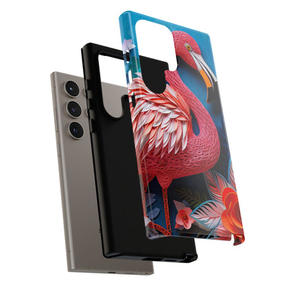 Flamingo Dreams – Bold Tropical Samsung Case