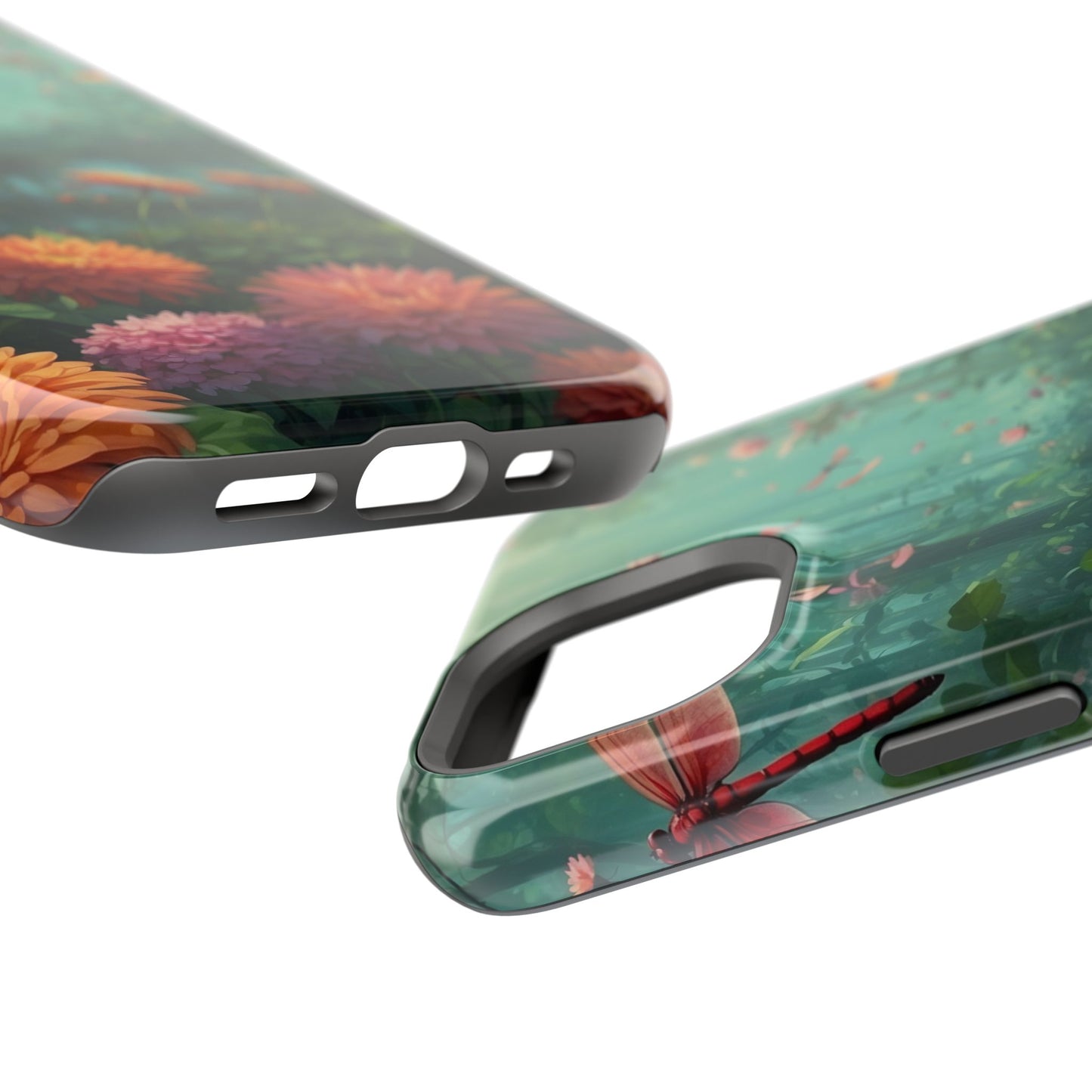 Enchanted Forest Dragonflies & Blossoms – MagSafe iPhone Series Case