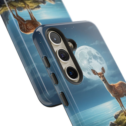 Enchanted Fawn Under the Moonlit Sky Samsung Galaxy Case