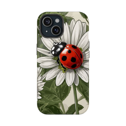 Ladybug & Daisy Garden Charm - MagSafe iPhone Case