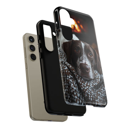 Relaxed German Shorthaired Pointer Samsung Galaxy Case – Rustic Charm Protective Cover