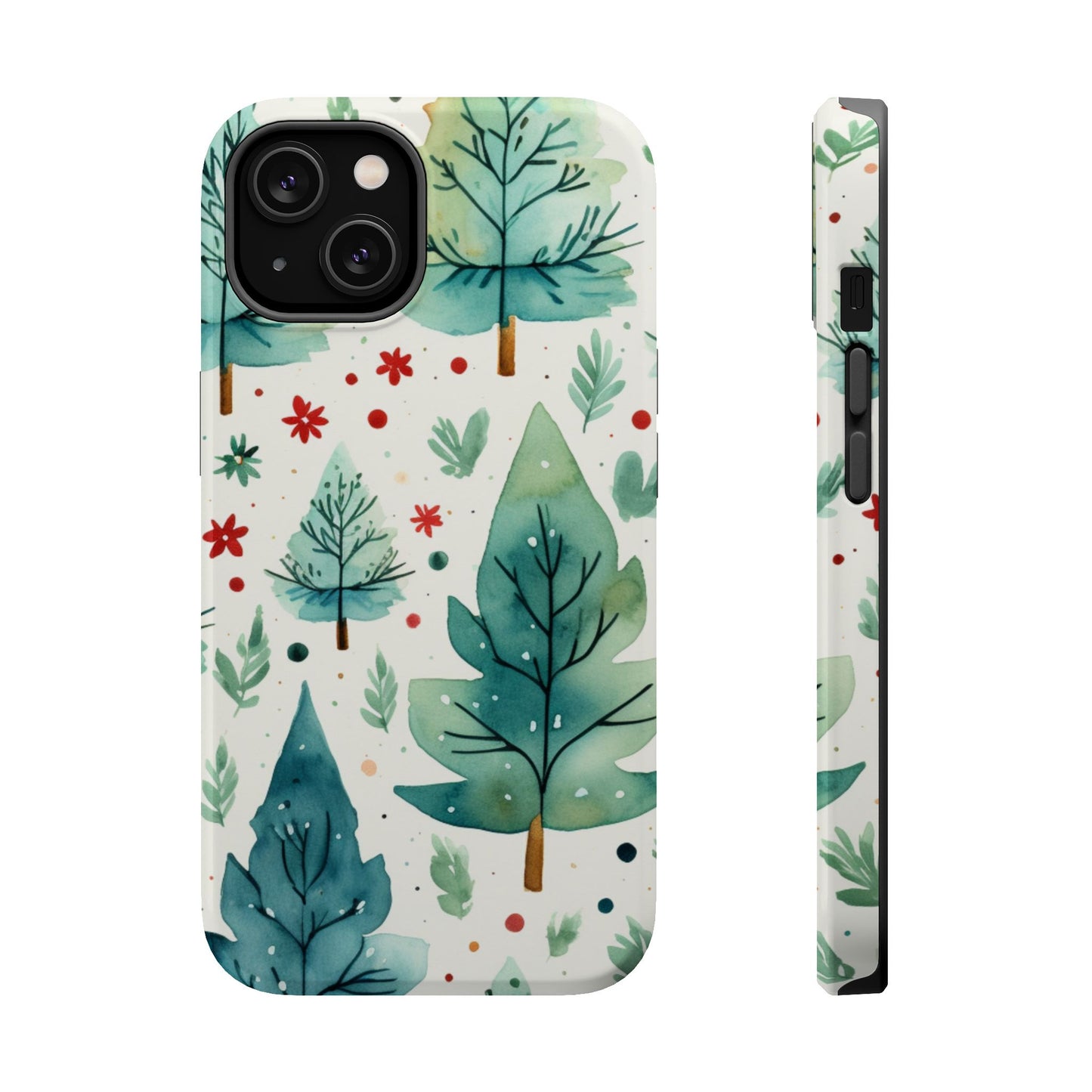 Watercolor Winter Forest - MagSafe iPhone Series Case