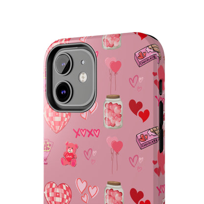 Pink Valentine Love Collage – iPhone Case