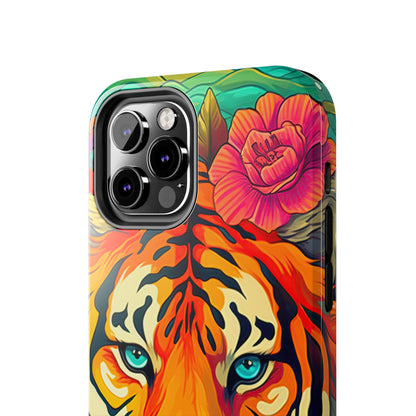 Fierce Rainbow Tiger Art - iPhone Series Case