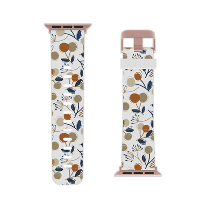 Modern Botanical Berries Apple Watch Band