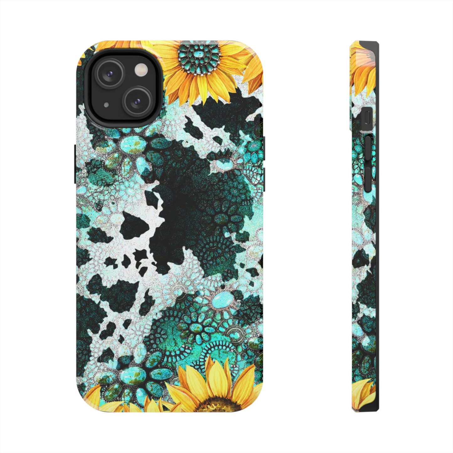 Boho Turquoise Sunflower Lace - iPhone Series Case