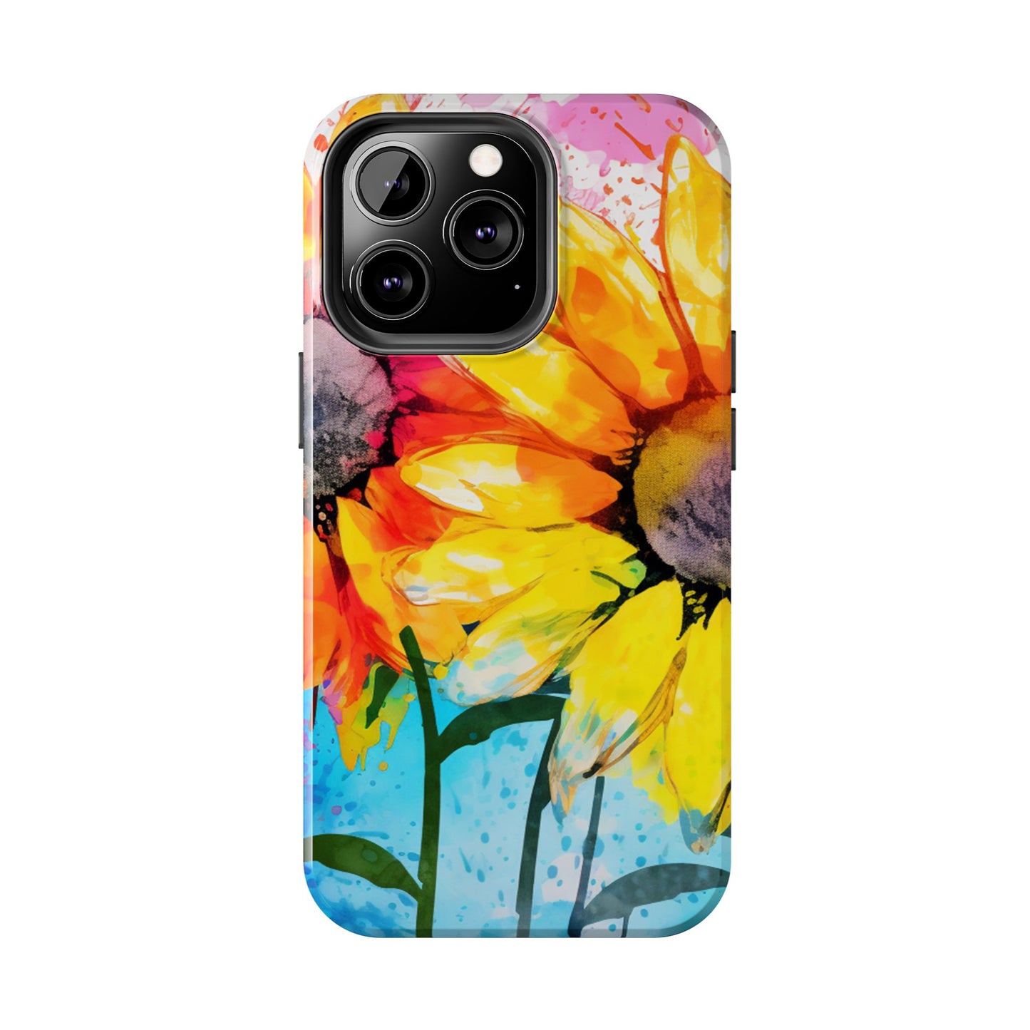 Bold Watercolor Sunflowers - iPhone Series Case