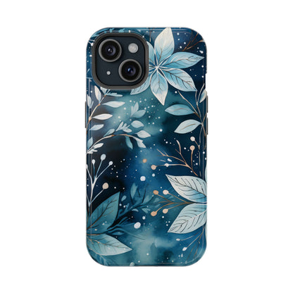 Midnight Frost Botanical – MagSafe iPhone Case