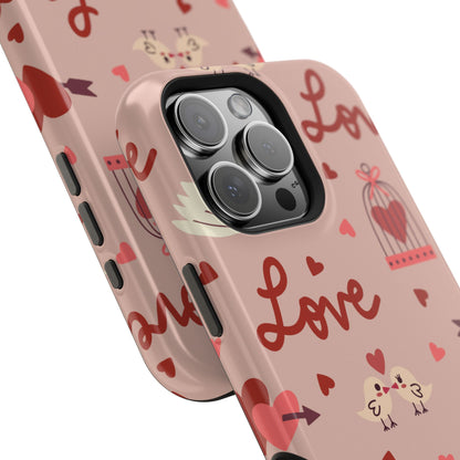 Lovebirds & Swans MagSafe iPhone Case