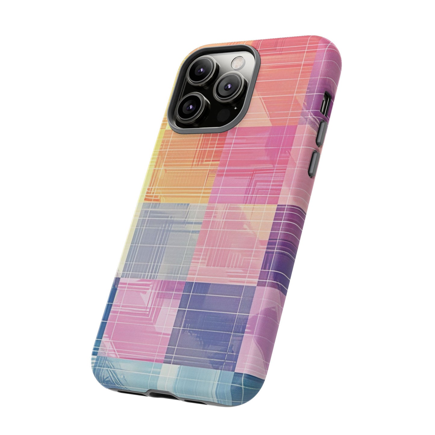 Pastel Panache Watercolor Plaid Case