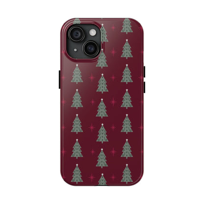 Retro Christmas Tree Pattern – iPhone Series Case