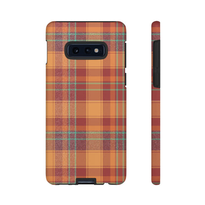 Samsung Galaxy Case - Autumn Tartan Plaid Design