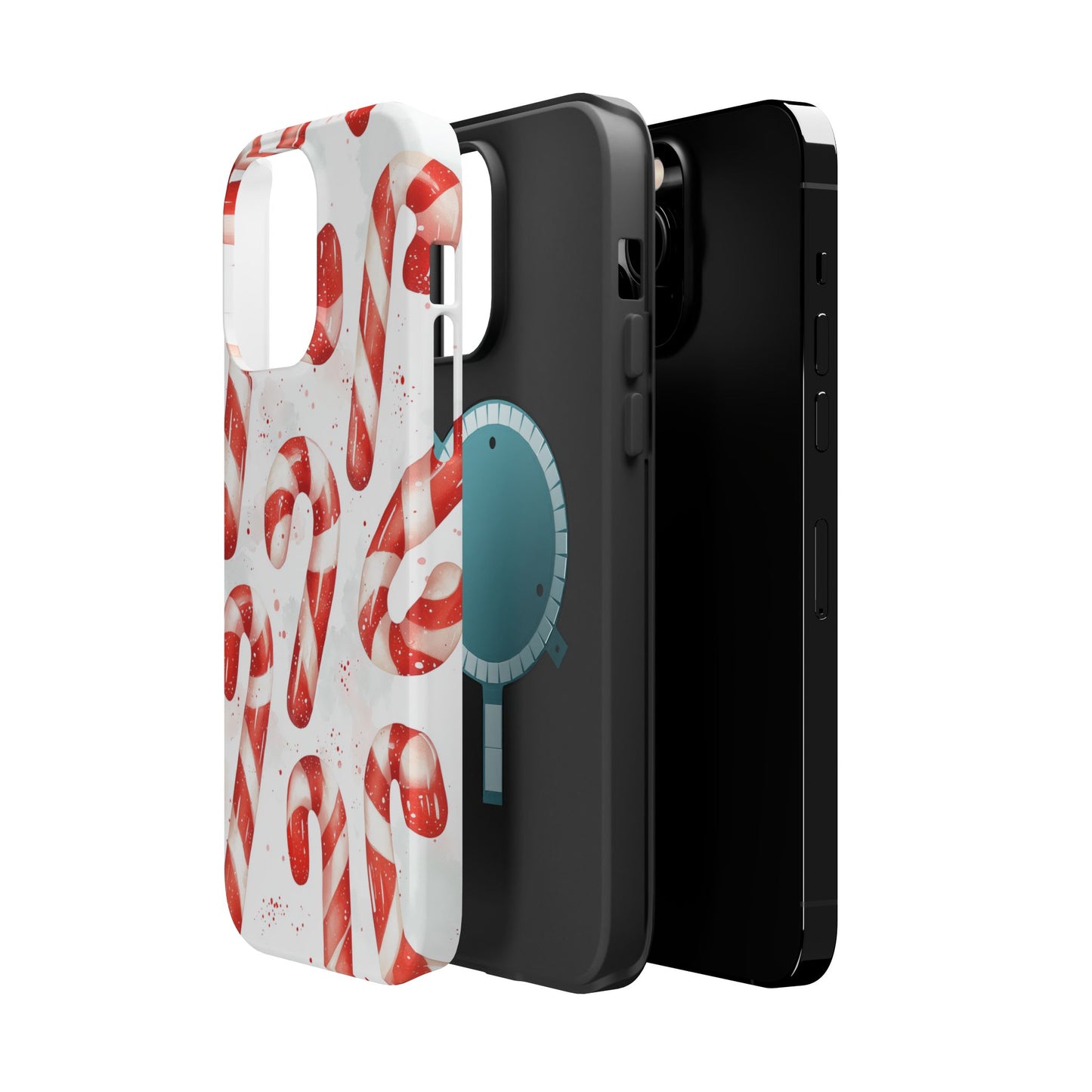 Festive Candy Cane Delight - MagSafe iPhone Series Case