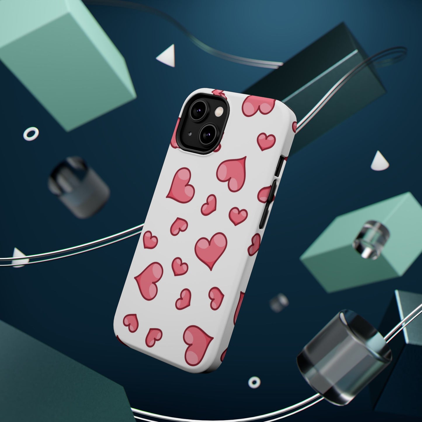 Scattered Hearts MagSafe iPhone Case