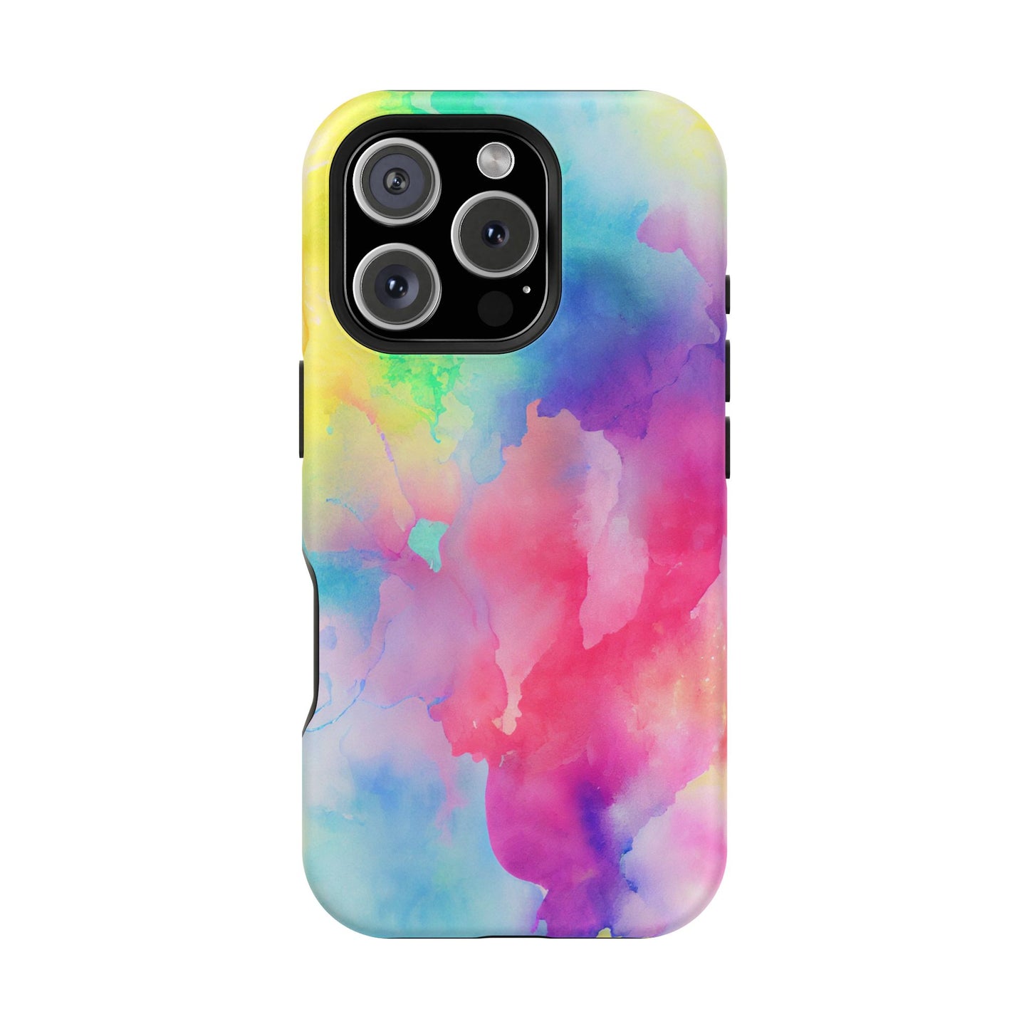 Pastel Watercolor Dream MagSafe iPhone Case – Slim Profile, Glossy Finish