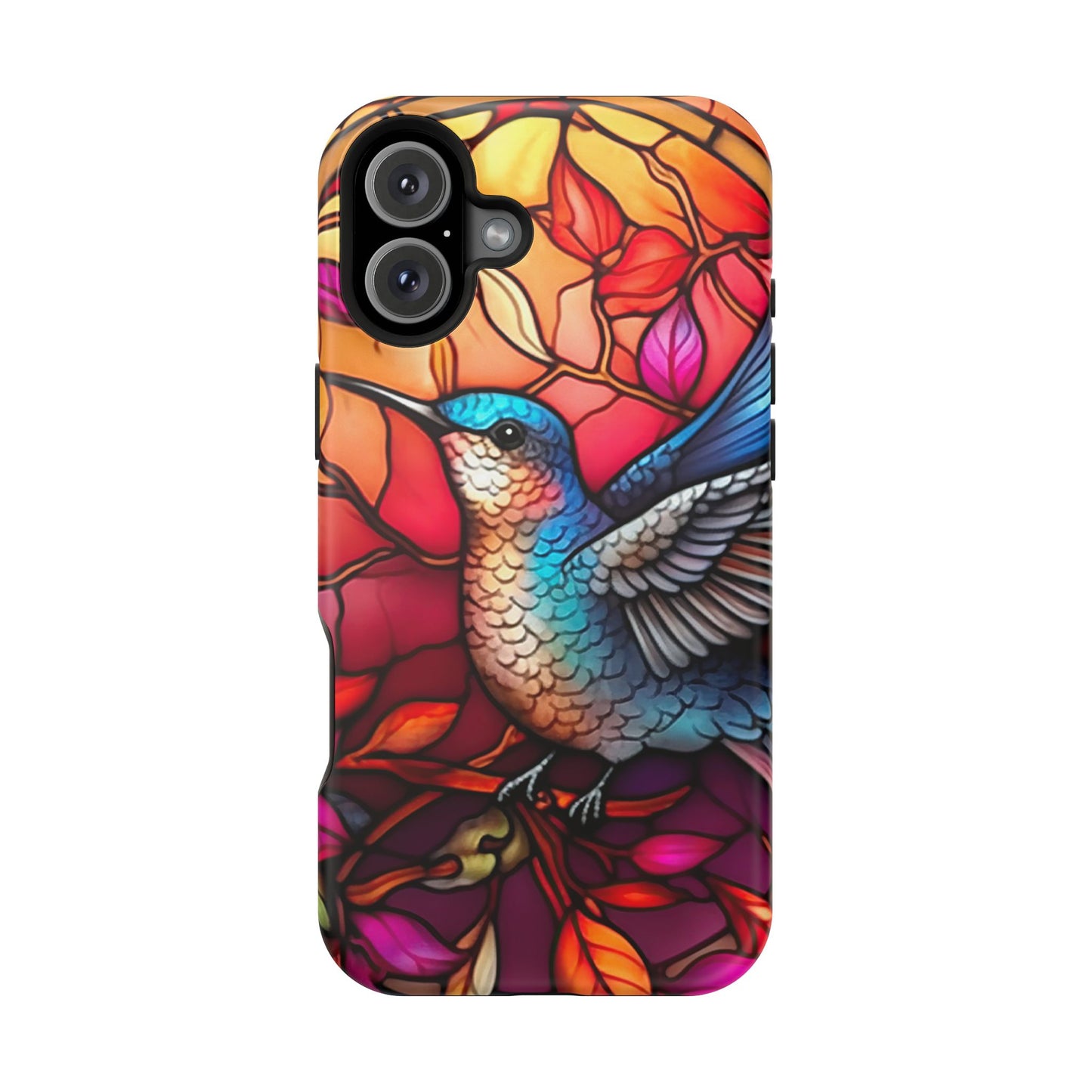 Radiant Multicolor Bird Artwork - MagSafe iPhone Case