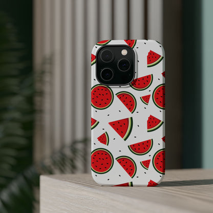 Sweet Watermelon MagSafe iPhone Case – Fresh & Fun Fruit Pattern with Summer Vibes