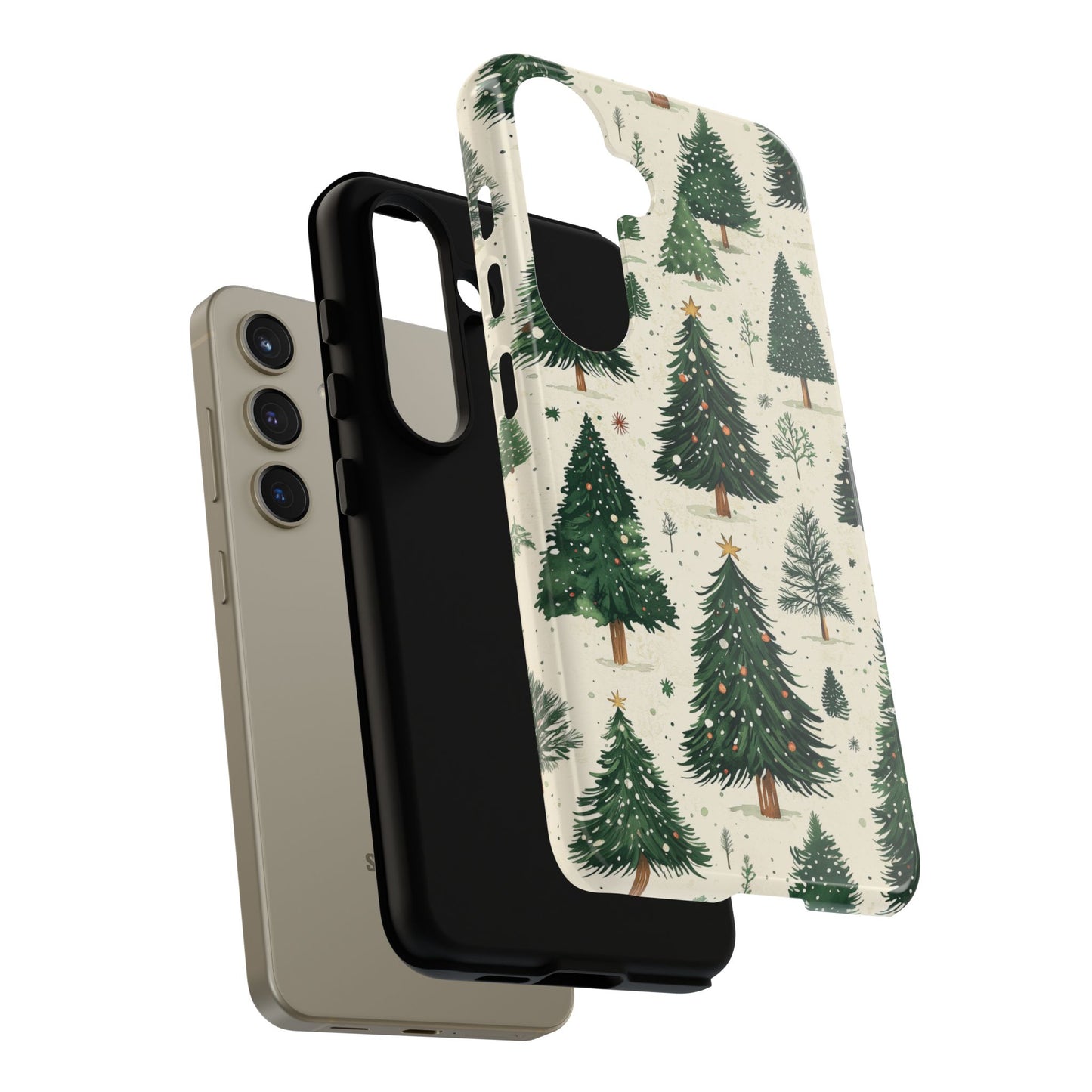 Festive Christmas Tree Forest Pattern – Samsung Galaxy Series Case