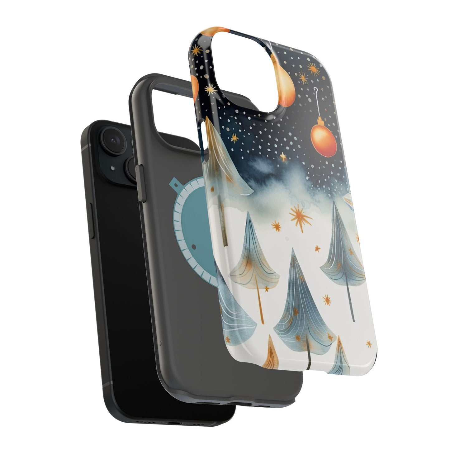 Winter Wonderland Gold Ornament – MagSafe iPhone Series Case