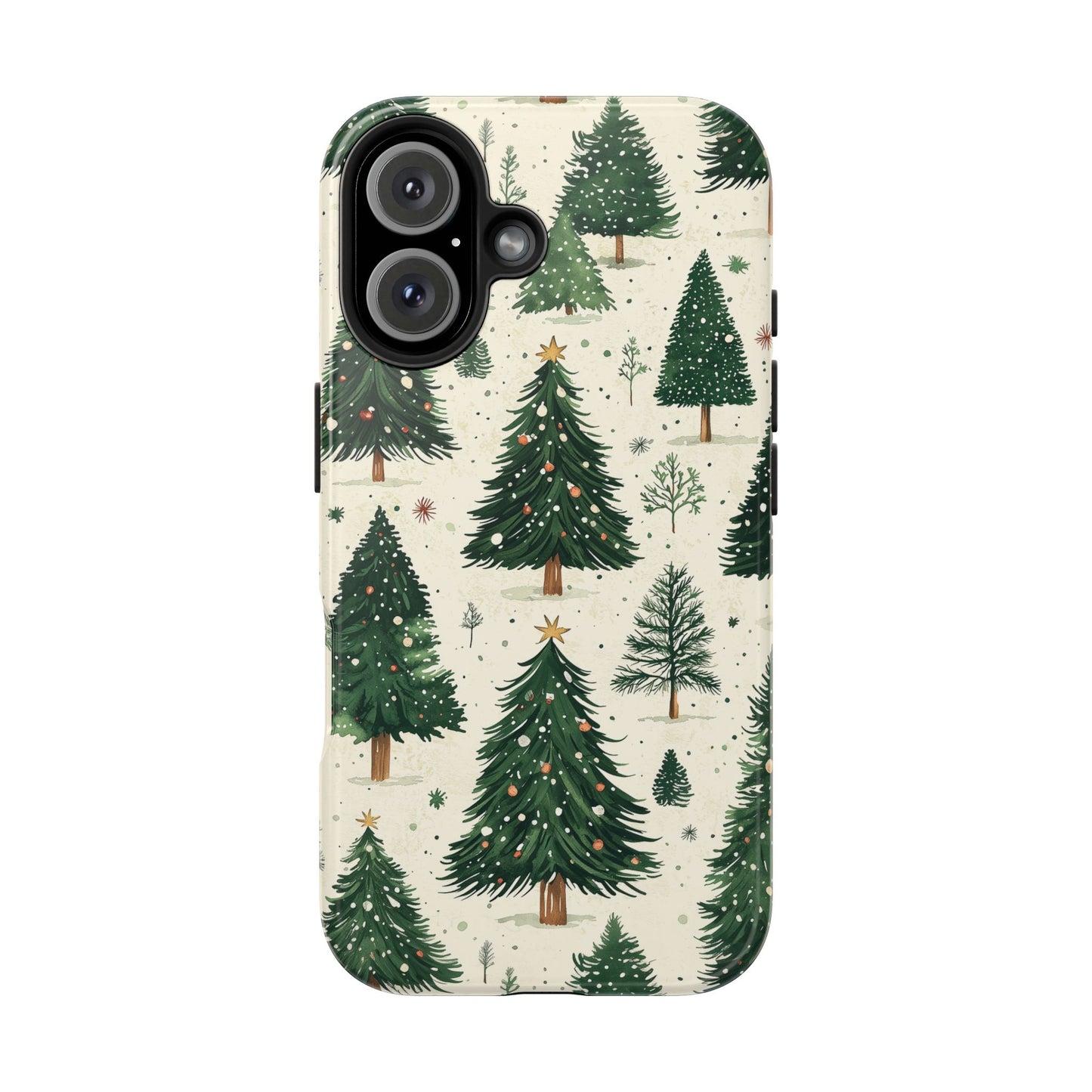 Festive Christmas Tree Forest Pattern – iPhone Series Case