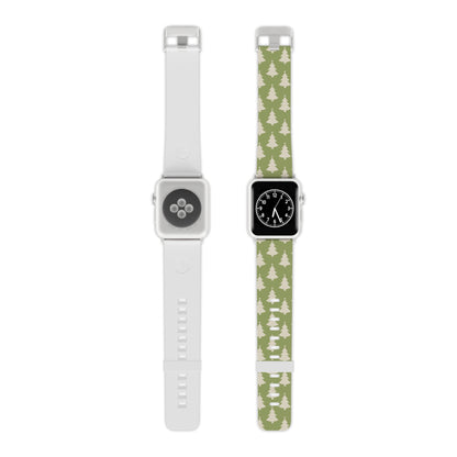 Minimalist Christmas Trees Apple Watch Band