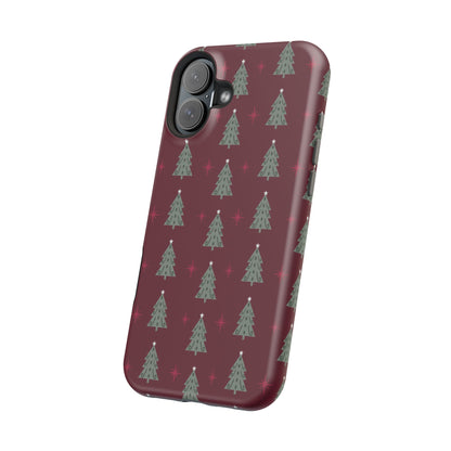 Retro Christmas Tree Pattern – MagSafe iPhone Series Case