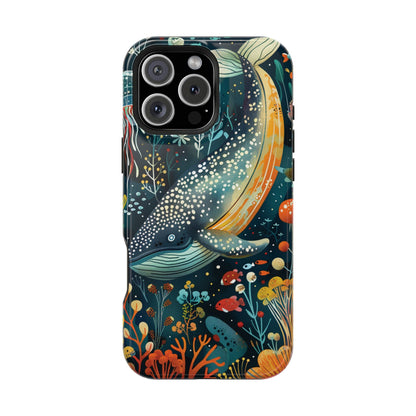 Oceanic Elegance Whale iPhone Case