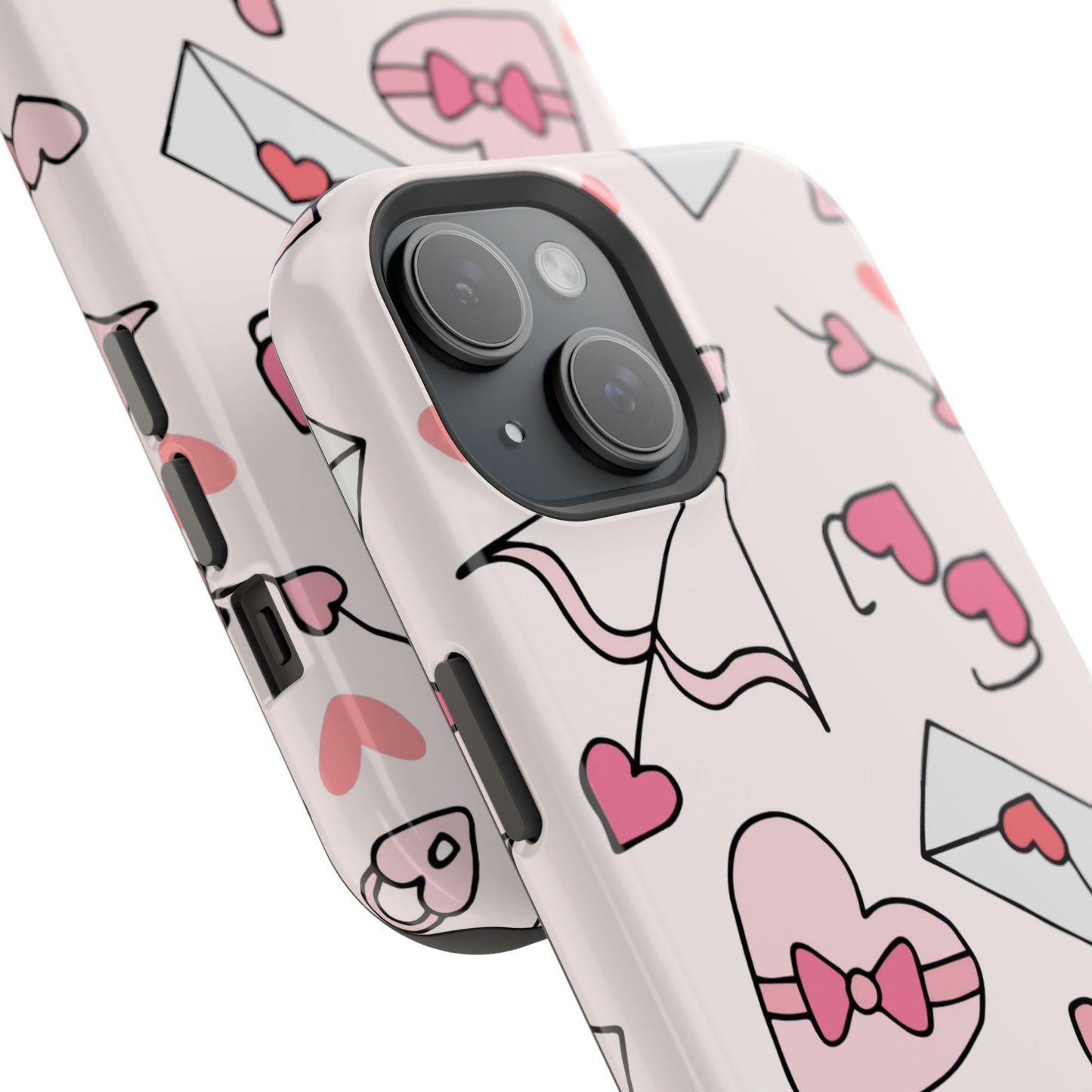 Valentine's Day Scribbles MagSafe iPhone Case