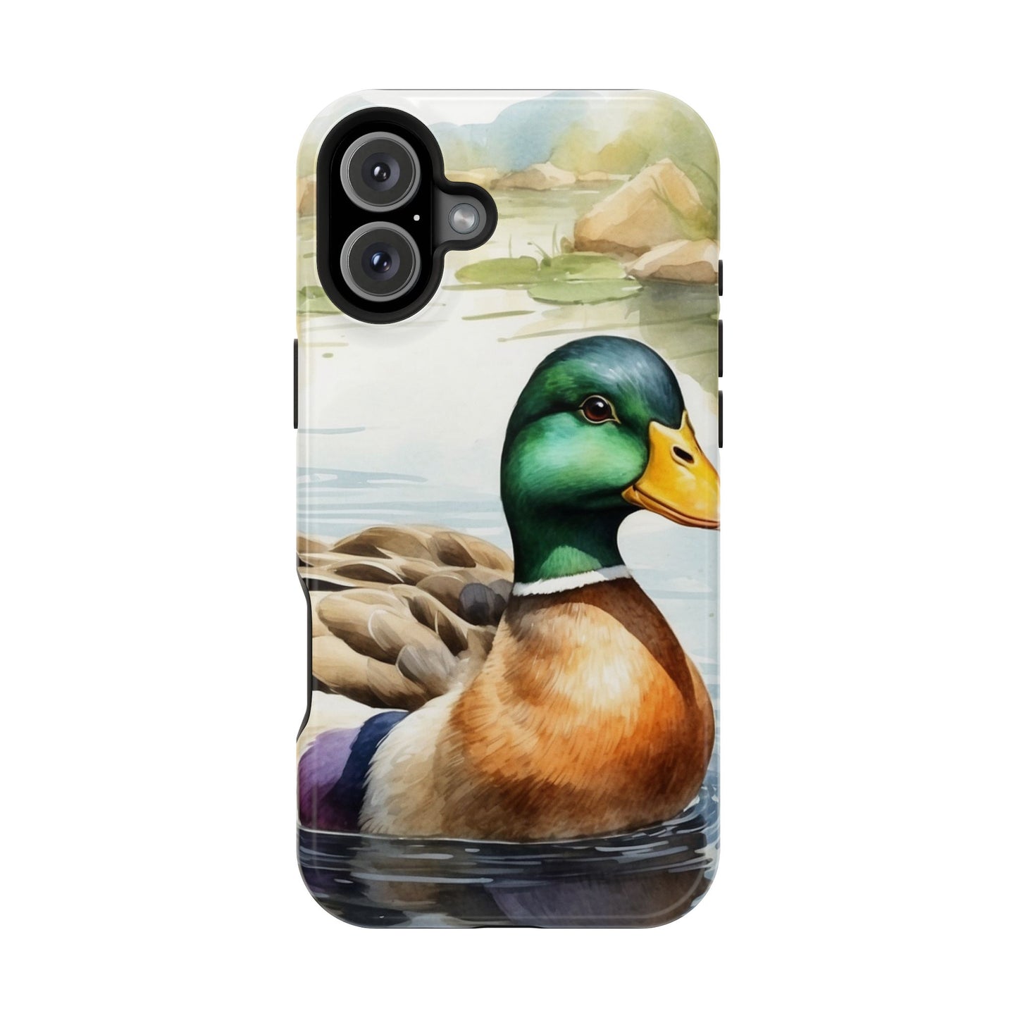 Serene Duck Reflection - MagSafe iPhone Case