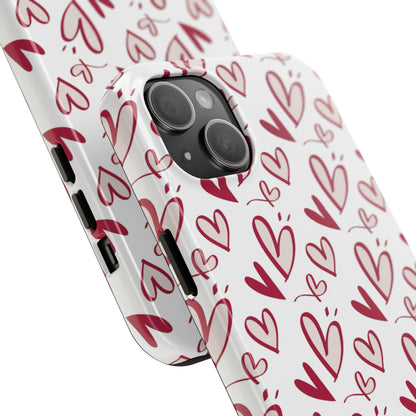 Love Scribbles iPhone Case