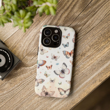 Watercolor Butterfly Phone Case for iPhone & Samsung