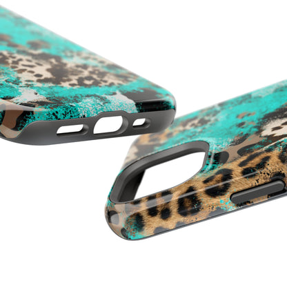 Aqua Splash Leopard - MagSafe iPhone Series Case