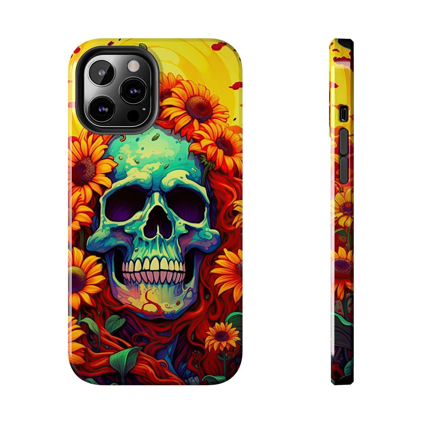 Sun Kissed Skull iPhone Case