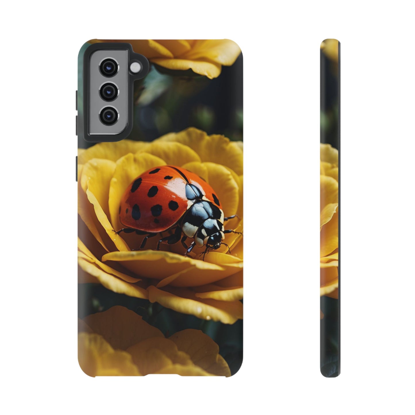 Samsung Galaxy Case: Ladybug on Yellow Petals