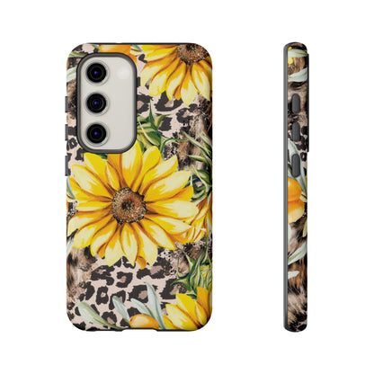 Leopard Sunflower Chic - Samsung Galaxy Series Case