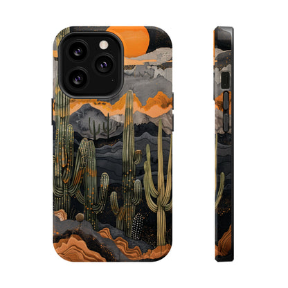 Desert Dusk Cacti iPhone Case