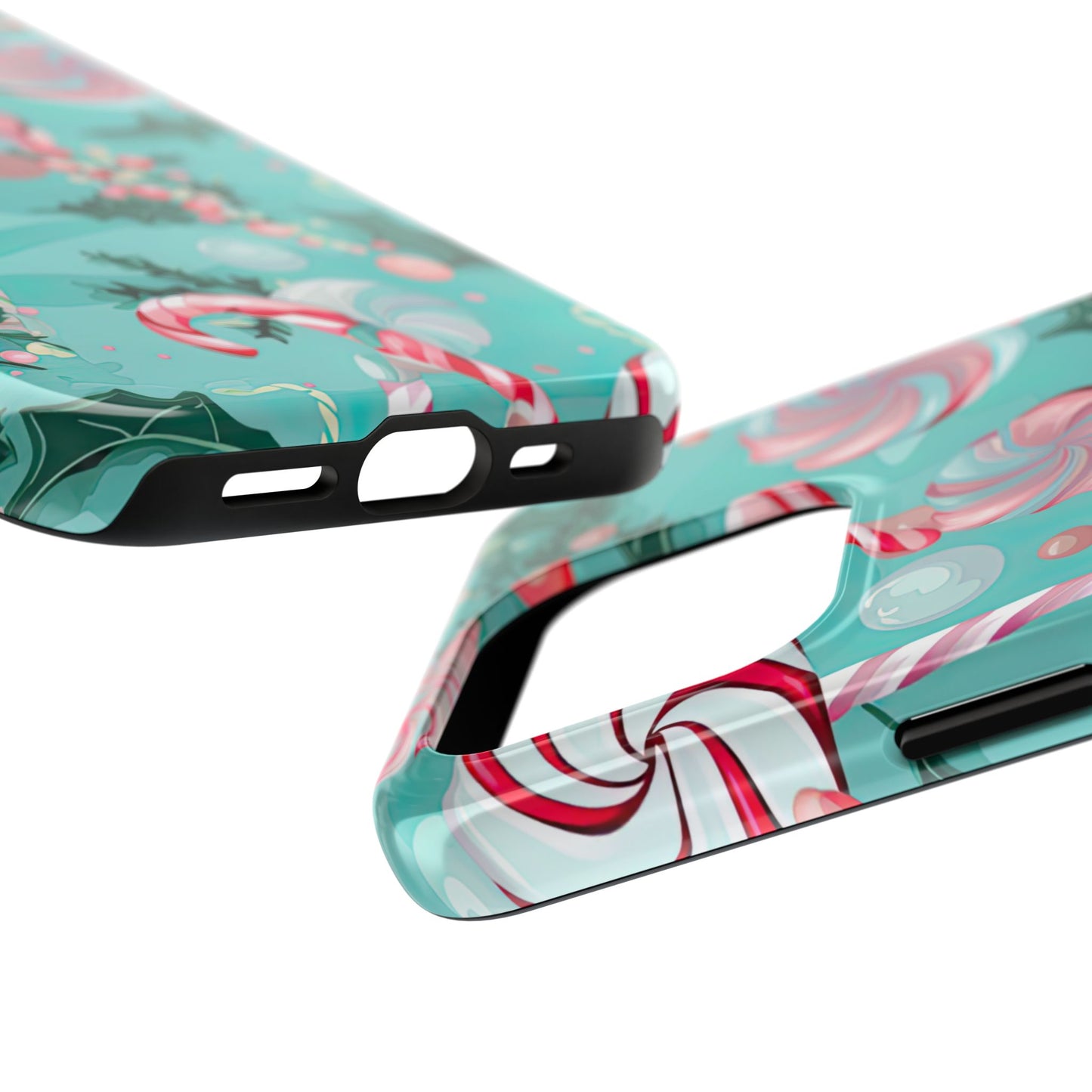 Candy Cane & Peppermint Holiday Delight – iPhone Series Case